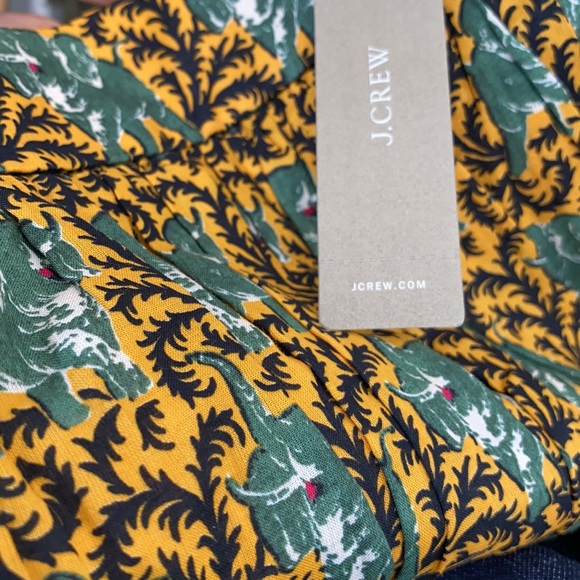 J. Crew Ratti Elephant Print Skirt RARE find BNWT - Picture 5 of 7